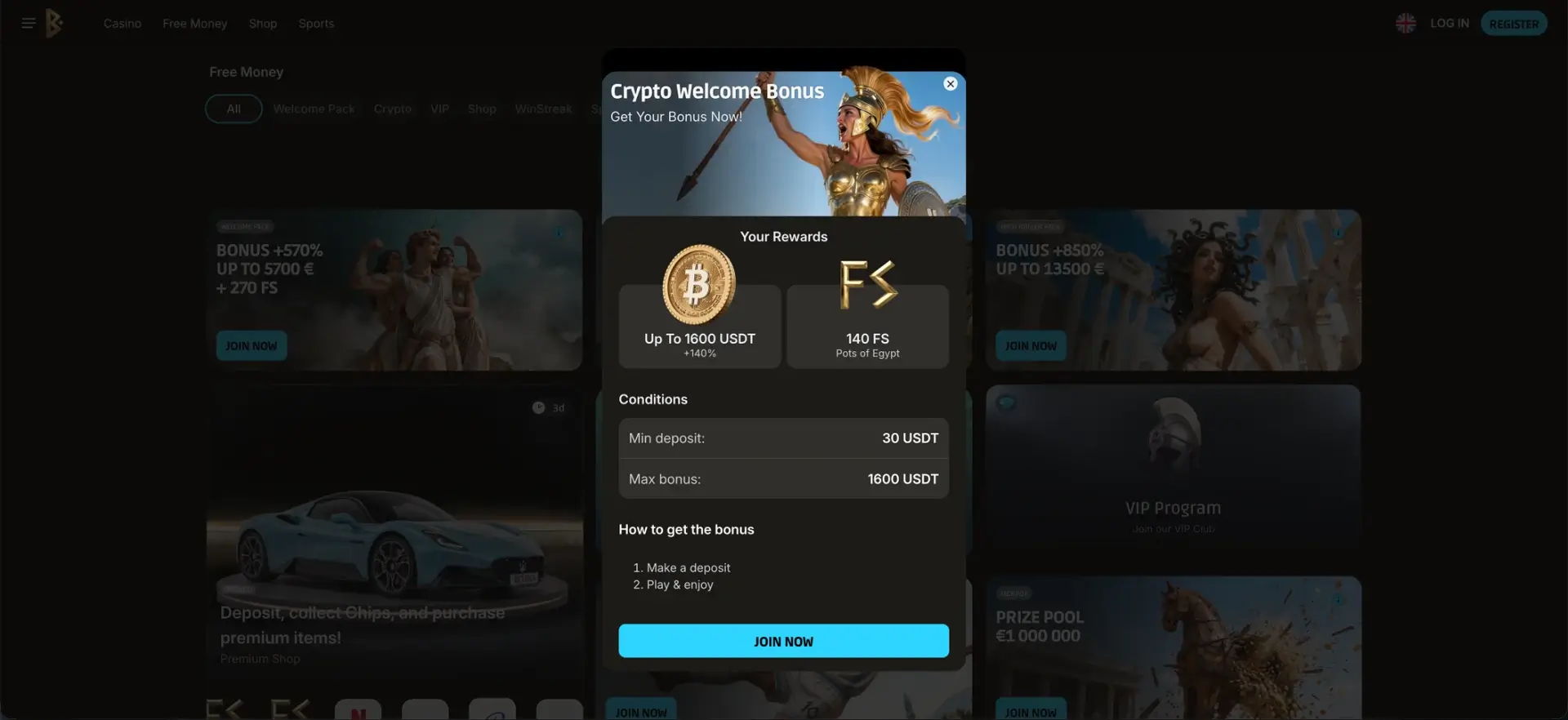 Betmica Crypto Welcome Bonus