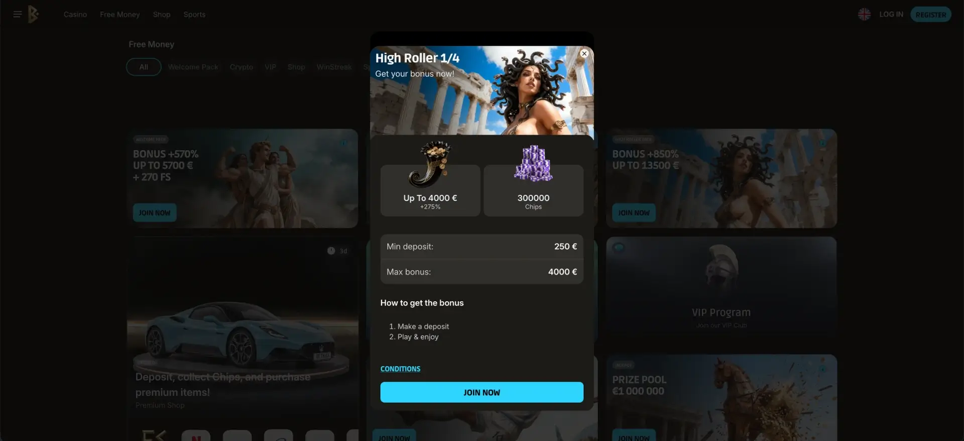 Betmica High Roller Pack